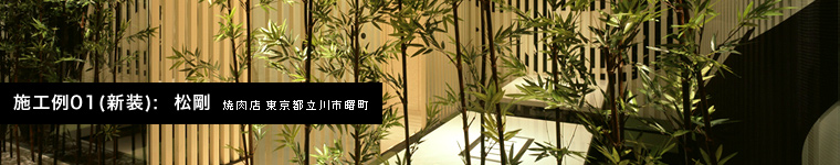 施工例01(新装): 松剛